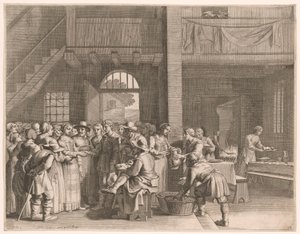 The Engagement, Plate 14 from Pastorales