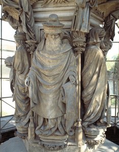 Zachariah. The base of the Well of Moses (sculpture) by Claus Sluter