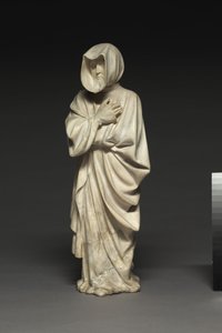 Two Weepers from the Tomb of Philip the Bold, Duke of Burgundy by Claus de Werve