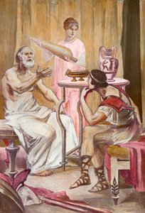 Illustration for the Iliad by Clement Goutier