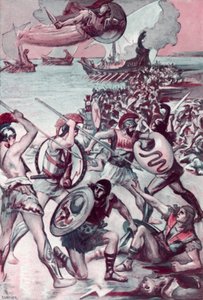 Illustration for the Iliad by Homer by Clement Goutier