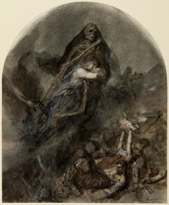 Allegory of Death by Clément Auguste Andrieux