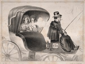 Current Events: The Inconveniences of Public Carriages: The Coachman of... by Clémente Pruche
