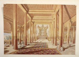 The Throne and audience Chamber at the palace of Amarapura