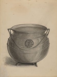 Iron Cooking Pot by Columbus Simpson