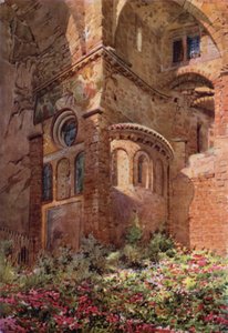 Sacro Speco with Roseto, Apse of the Lowermost Chapel, Subiaco
