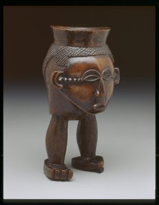 Cup in Form of Head on Two Legs, Lele People