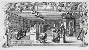 August von Brunswick-Lüneburg in His Library, 1650 by Conrad Buno