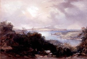 Sydney Harbour Looking Towards the North Head by Conrad Martens