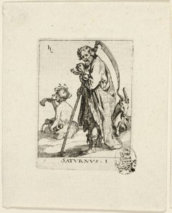 Saturn, plate one from The Seven Planets by Conrad Meyer
