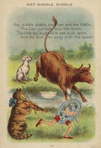 Nursery rhyme: Hey Diddle, Diddle