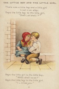 Nursery Rhyme: The Little Boy and the Little Girl by Constance Haslewood