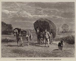The Hay-Cart by Constant Emile Troyon