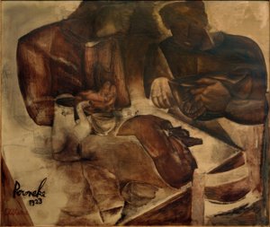 The Black Bread by Constant Permeke