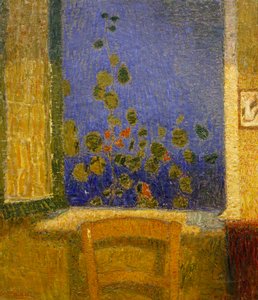 My window at dusk by Constant Permeke
