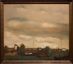 Village and archery by Constant Permeke