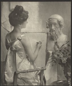 Woman Drawing from Bust