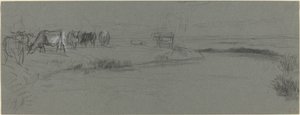 River Bank with Cattle