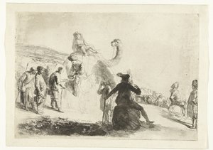 Joseph Sold by His Brothers by Constantijn à Renesse