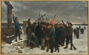Episode from the War in the Vendée by Constantin Emile Meunier