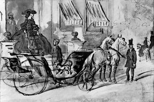 Going for a Drive, 19th century by Constantin Guys