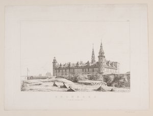 Kronborg Seen from the Northwest Side by Constantin Hansen