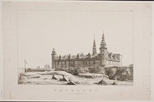 Kronborg Seen from the Northwest Side by Constantin Hansen