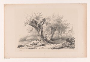 Country Road with Resting Man and Woman (The Landscape)