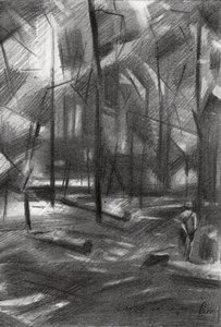 Abstract Forest Walk