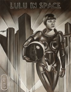 Art Deco City Astronaut by Corné Akkers