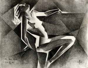 Art Deco Dancer by Corné Akkers
