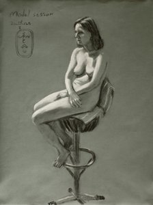 Charcoal Nude Study