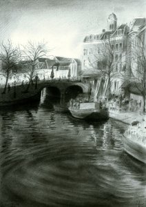 City Canal Drawing