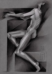 Cubist Reclining Nude