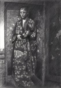 Elegant Japanese Kimono Woman