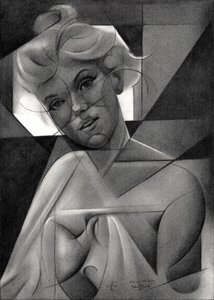 Elegant Monochrome Woman