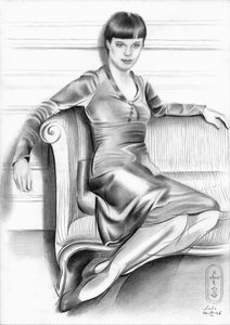 Elegant Woman Posing by Corné Akkers