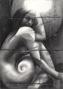 Enigmatic Spiral Gaze by Corné Akkers