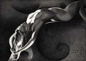 Ethereal Female Form by Corné Akkers