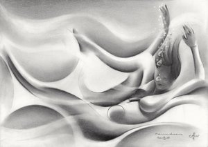 Floating Dream Woman