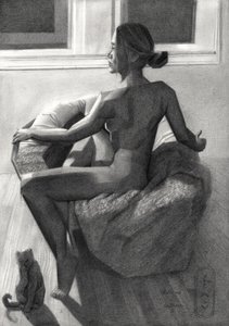 Nude Woman by Window