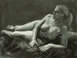 Pensive Nude Figure