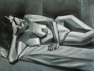 Reclining Cubist Nude