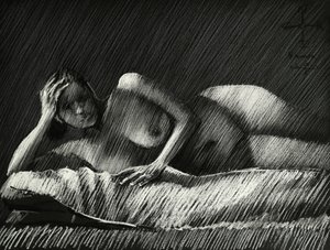 Shadowed Female Nude