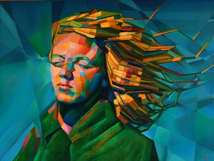 Vibrant Geometric Serenity by Corné Akkers