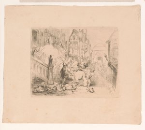 French Hercules of Anjou Expelled from Antwerp by Corneille Seghers