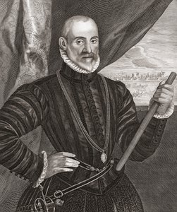 Portrait of Francisco de Valdez by Cornelis (after) Visscher