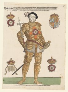 Portrait of Henry VIII of England by Cornelis Anthonisz. (manner of)