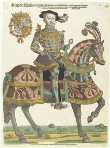 Portrait of René de Châlon on Horseback
