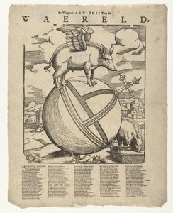 The Winged Pig on the World